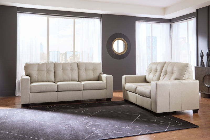 Santorine - 2 Pc. - Sofa, Loveseat - Bone