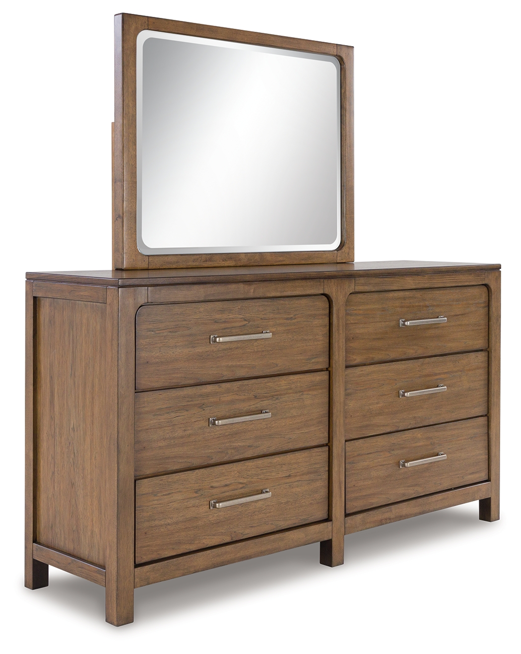 Cabalynn - Dresser And Mirror - Light Brown