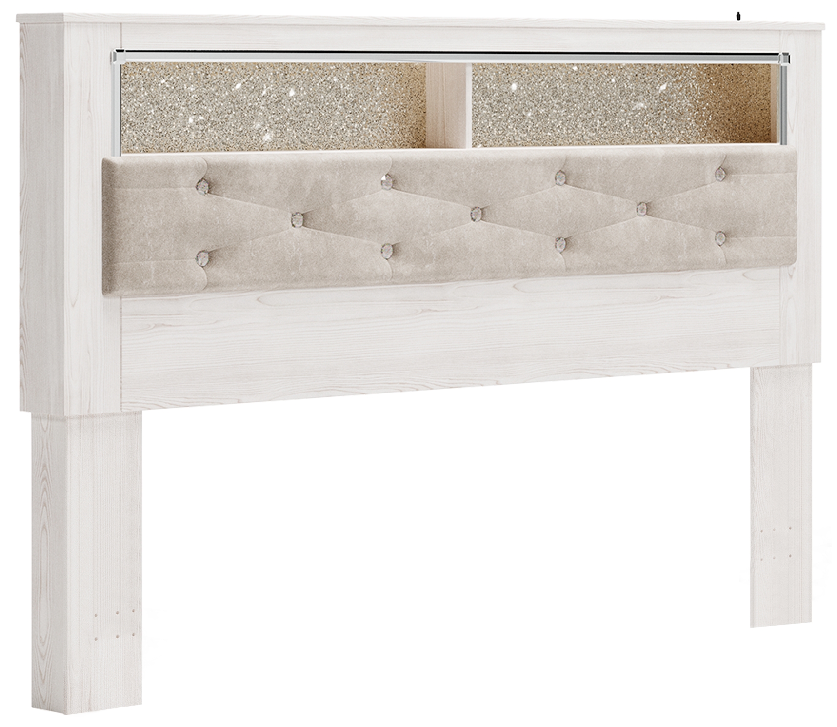 Altyra - King UPH Panel Bookcase HDBD - White