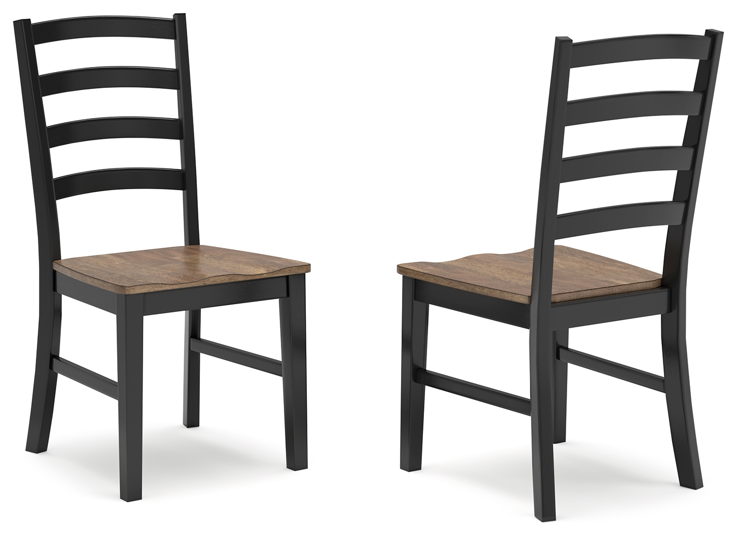 Wildenauer - Dining Room Side Chair (Set of 2) - Brown / Black