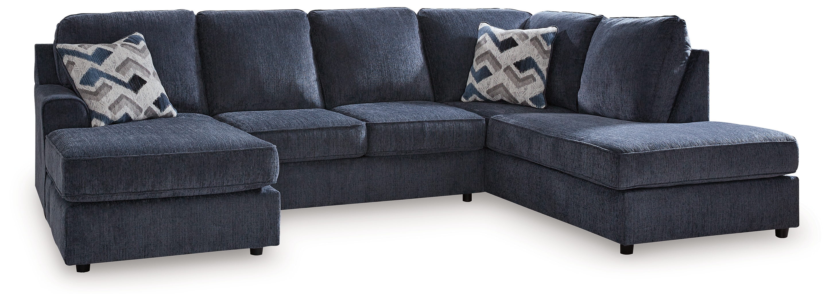 Albar Place - 2-Piece Sectional With Laf Sofa Chaise - Cobalt