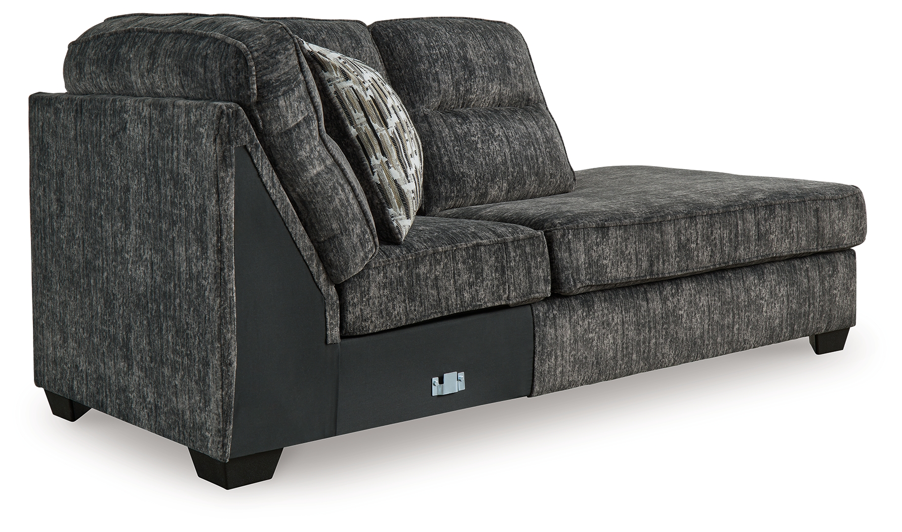 Lonoke - Raf Corner Chaise - Gunmetal