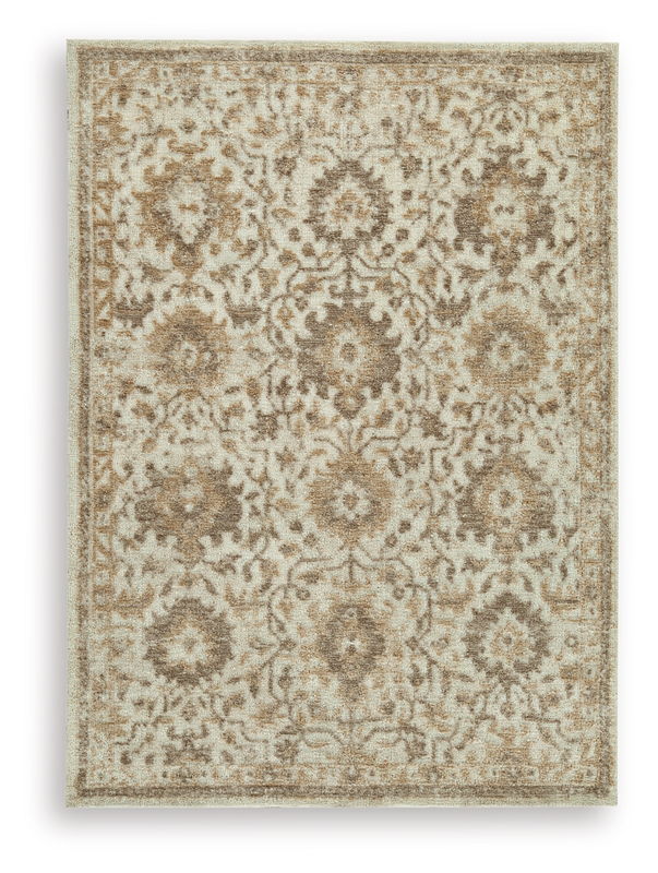 Sableridge - 5' x 7' Rug - Ivory / Taupe / Camel