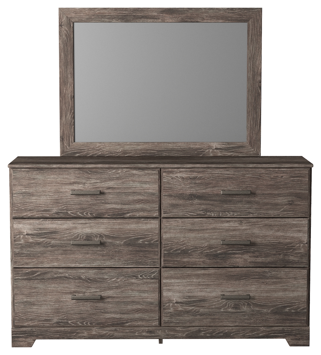 Ralinksi - Dresser, Mirror - Gray