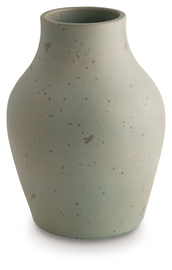 Baychester - 13" Vase - Antique Green