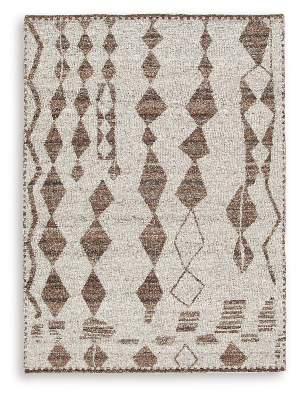 Brettler - 5' x 7' Rug - Beige / Brown