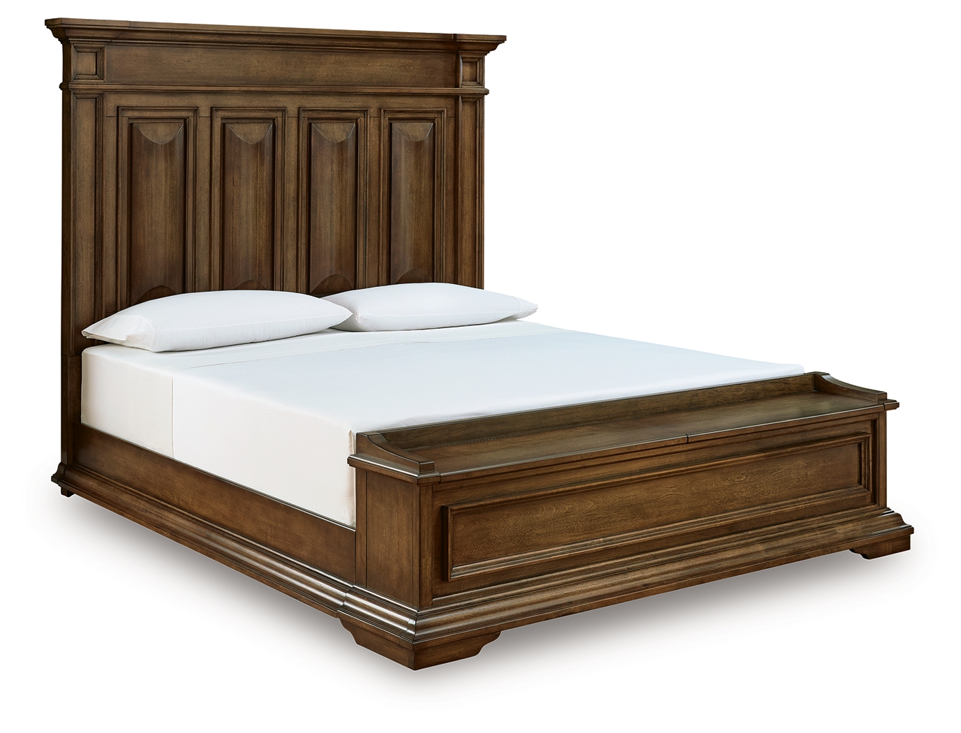 Frantanna - King Panel Storage Bed - Brown