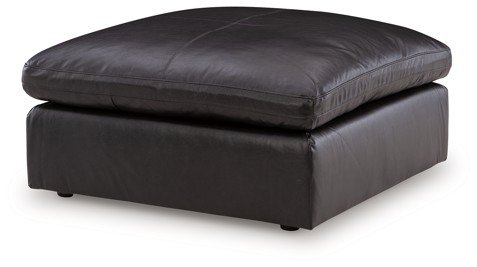 Emilia - Oversized Accent Ottoman - Black