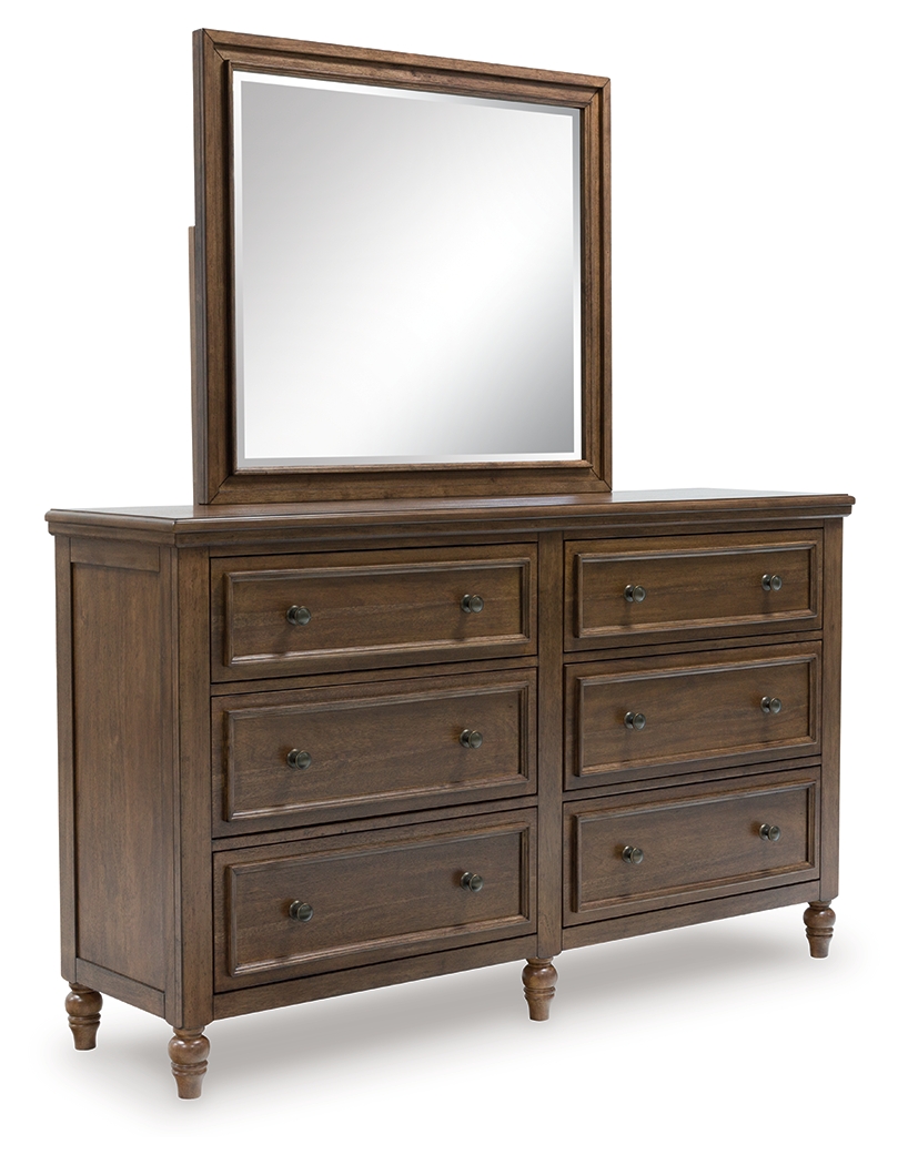 Sturlayne - Dresser And Mirror - Brown