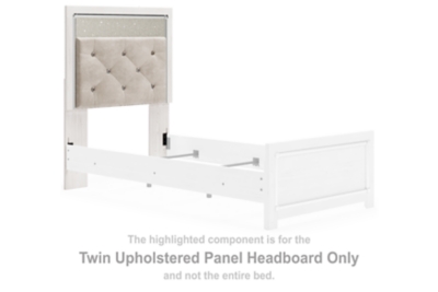 Altyra - Twin UPH Panel Headboard - White