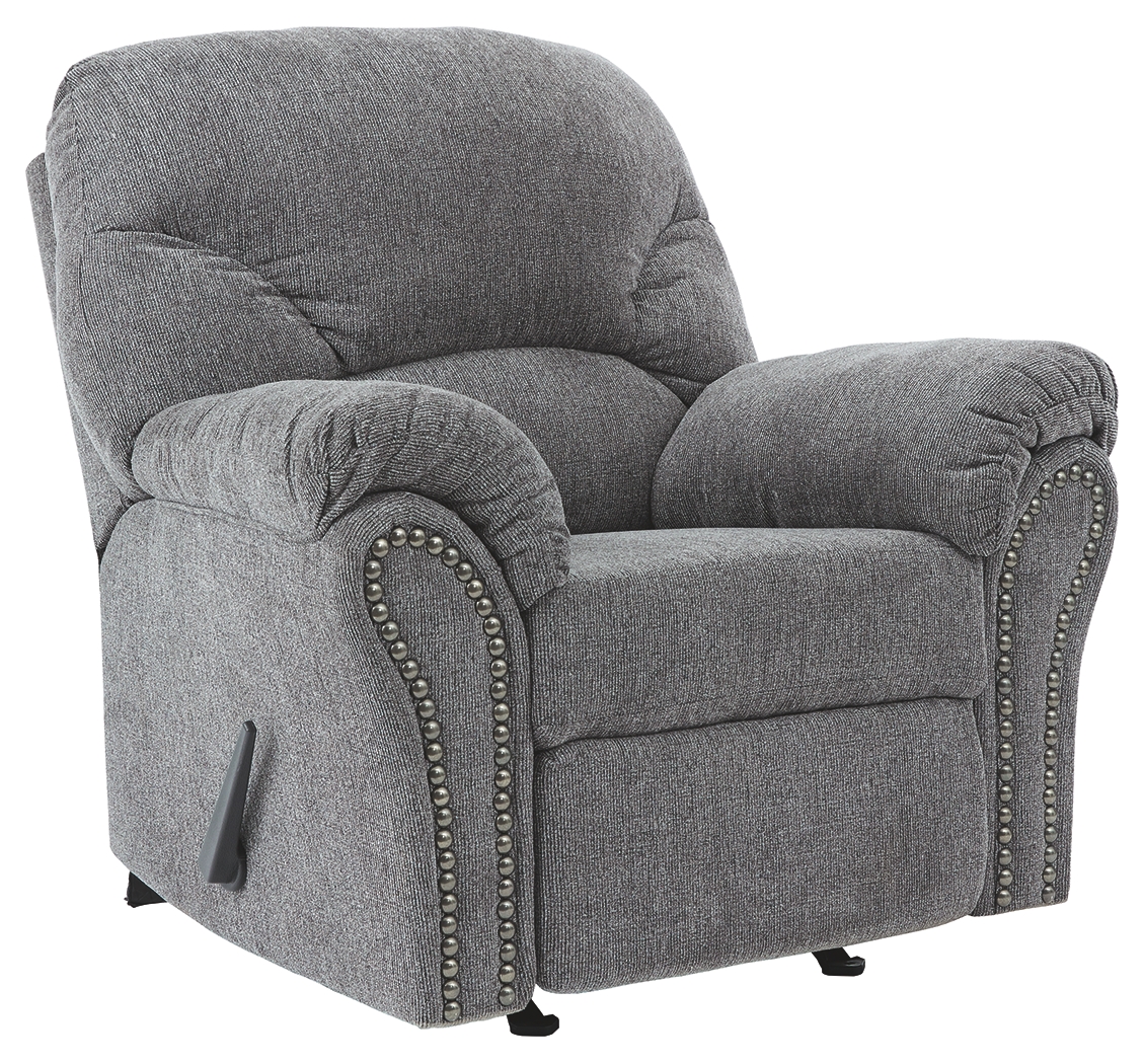 Allmaxx - Rocker Recliner - Pewter