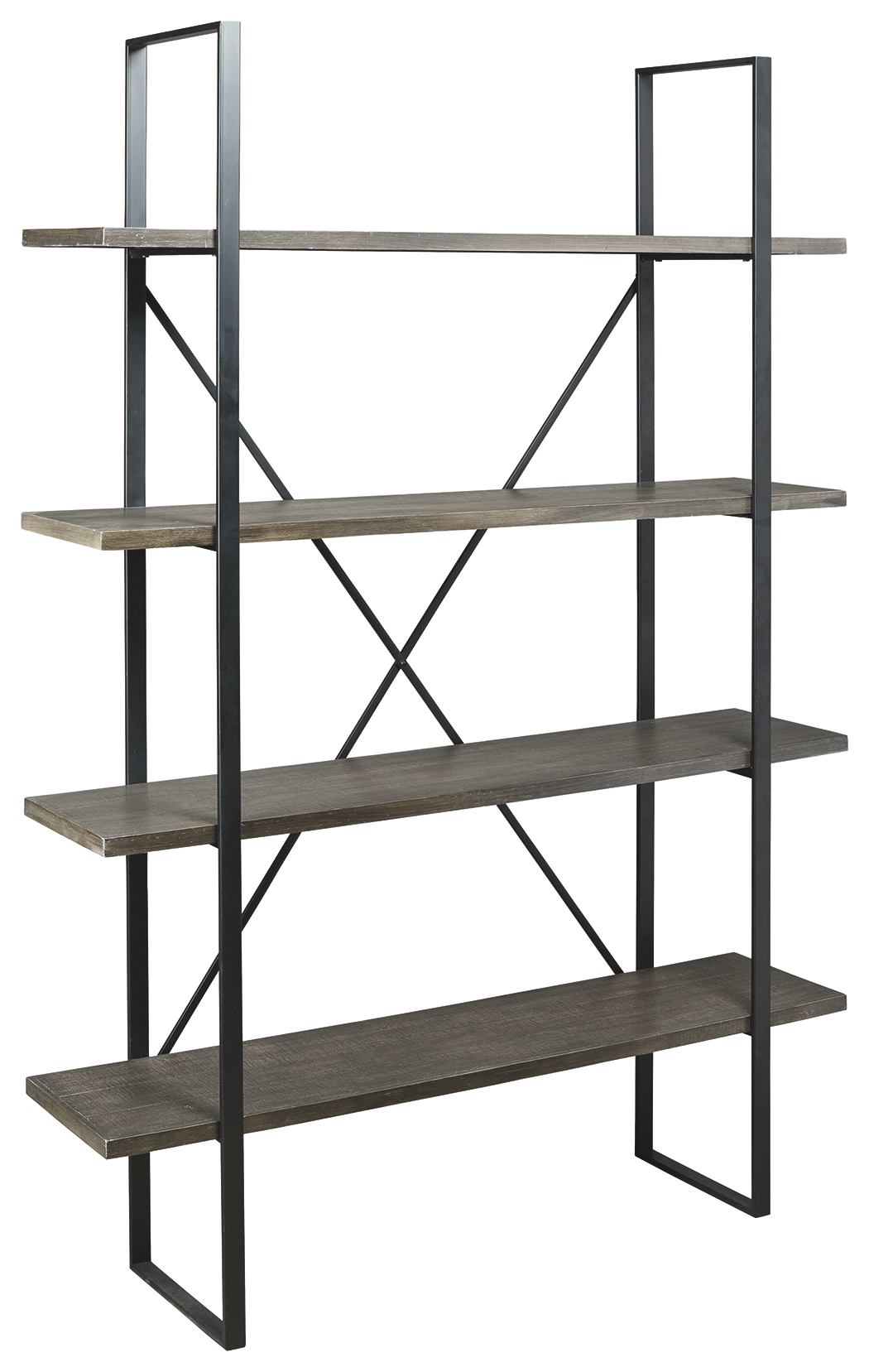 Gilesgrove - Bookcase - Black / Gray