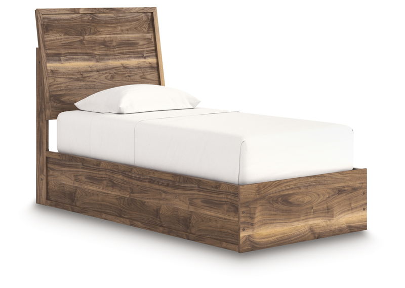 Chirason - Twin Panel Bed - Brown