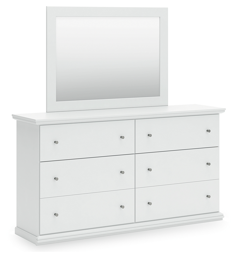 Bostwick Shoals - Dresser and Mirror - White