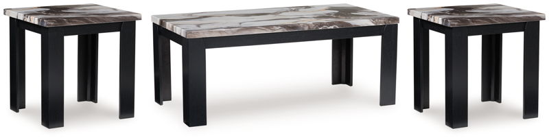 Jazmore - Occasional Table Set (Set of 3) - Dark Brown