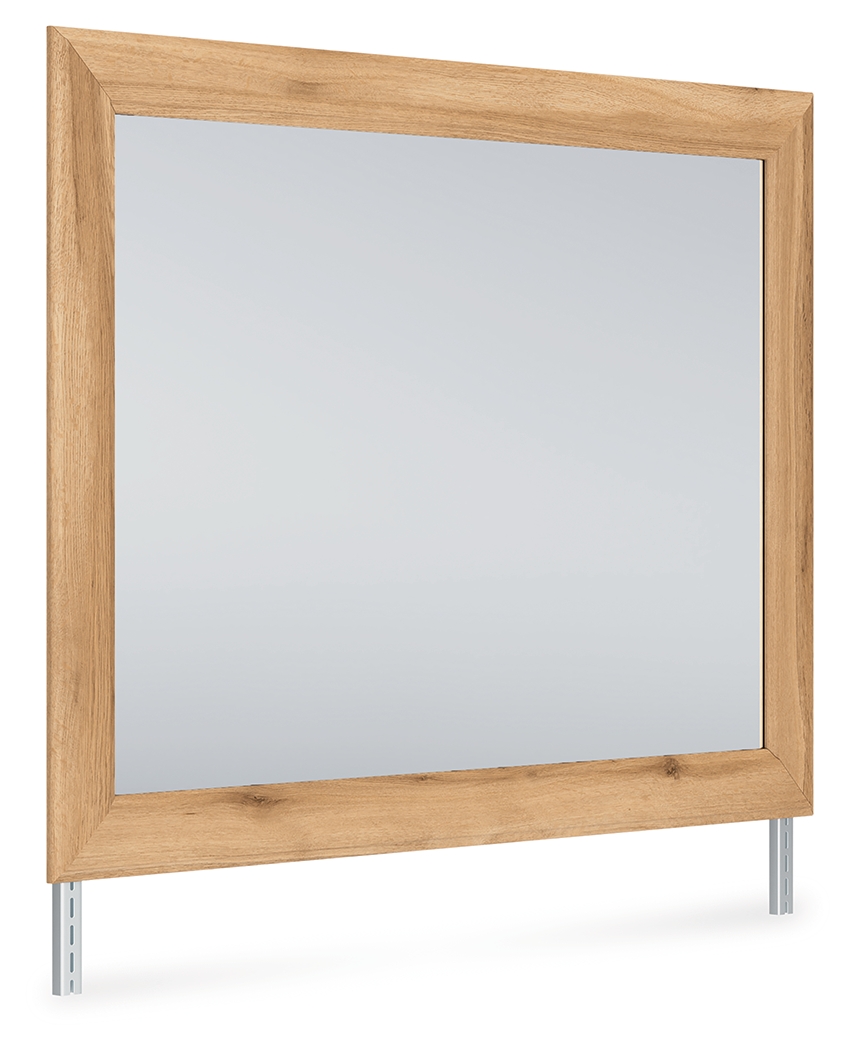 Aleaport - Bedroom Mirror - Warm Brown