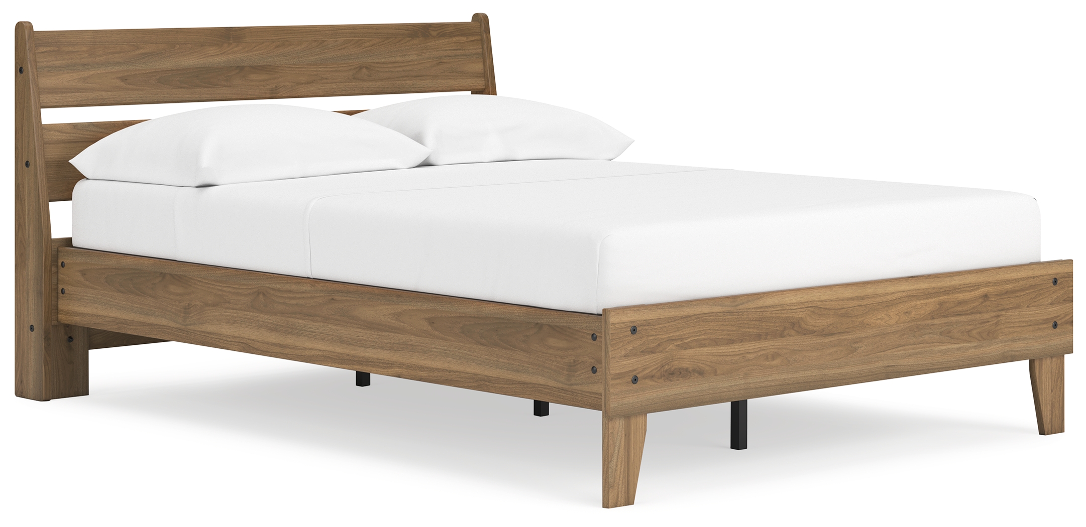 Deanlow - Full Platform Panel Bed - Honey