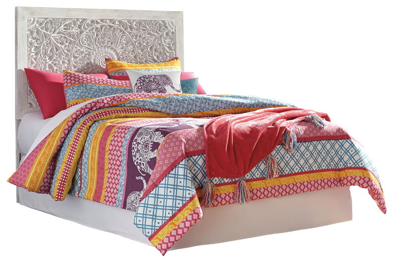 Paxberry - Twin Panel Headboard - Whitewash