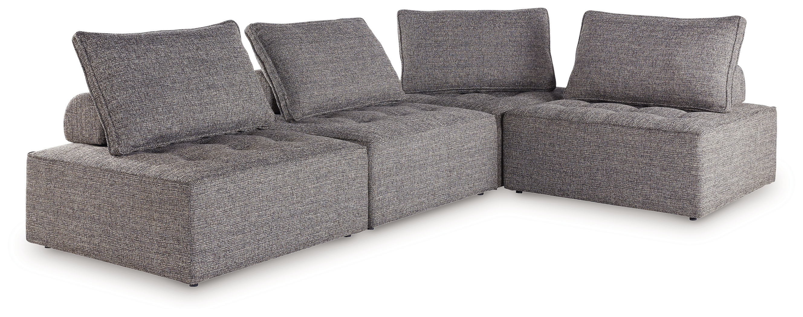 Bree Zee - 4-Piece Outdoor Sectional - Brown