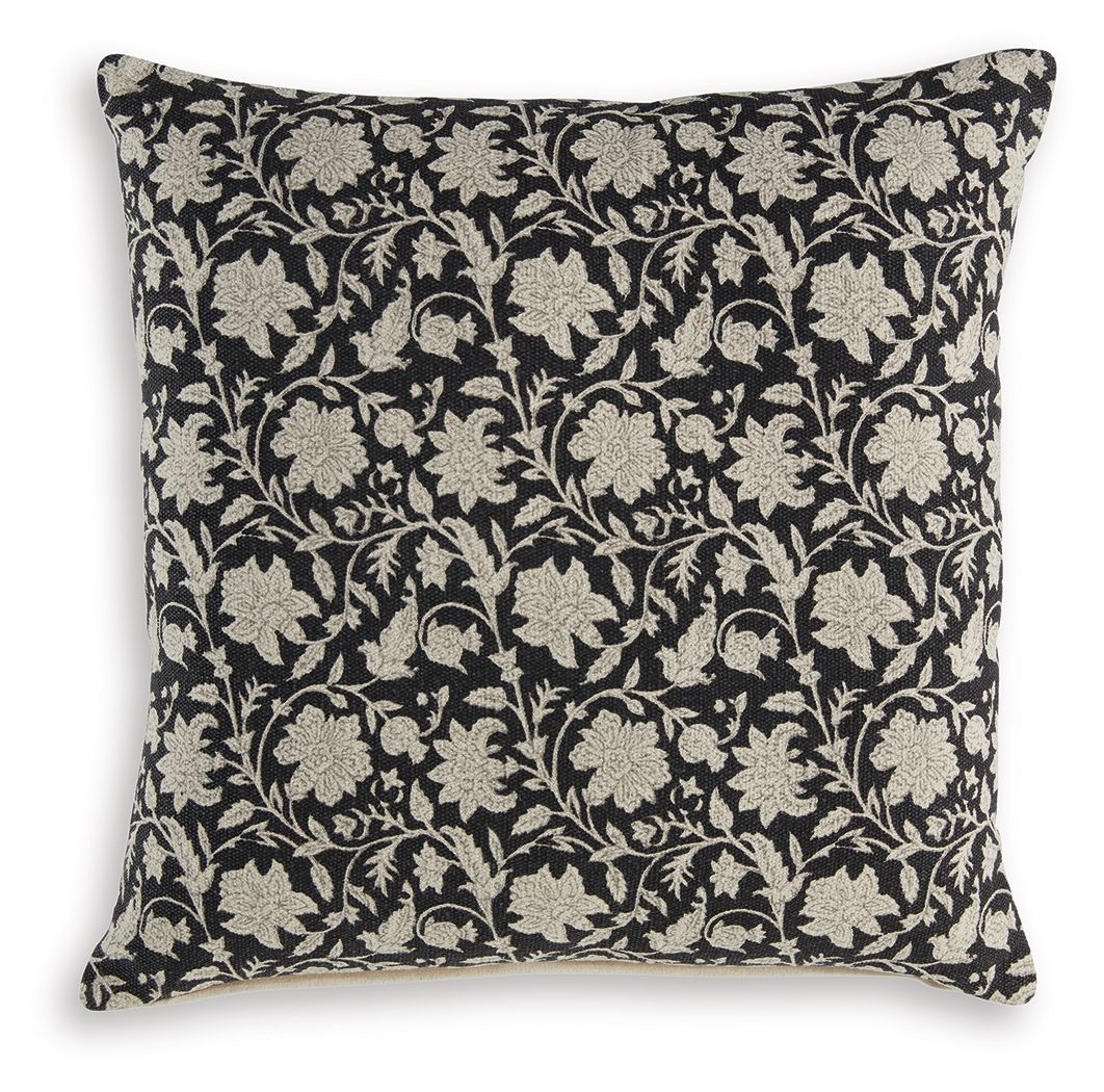 Alanderson - Pillow (Set of 4) - Black / Ivory