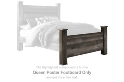 Wynnlow - Queen Poster Footboard - Gray