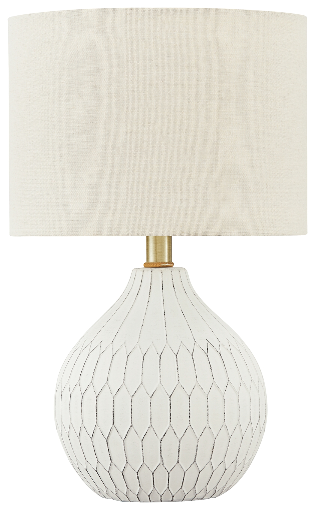 Wardmont - Ceramic Table Lamp  - White