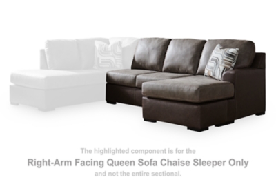 Castille Way - RAF Queen Sofa Chaise Sleeper - Fossil