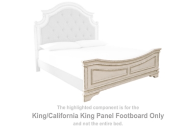 Realyn - King/Cal King Panel Footboard - Chipped White