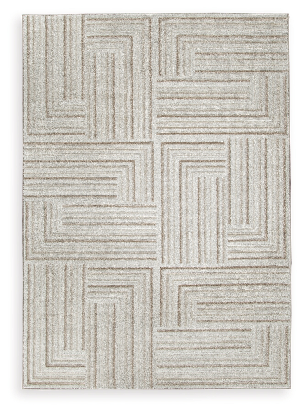 Darmondard - 8' x 10' Rug - Cream / Taupe