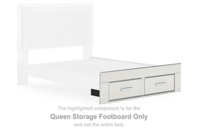 Zuraleus - Queen Storage Footboard - White