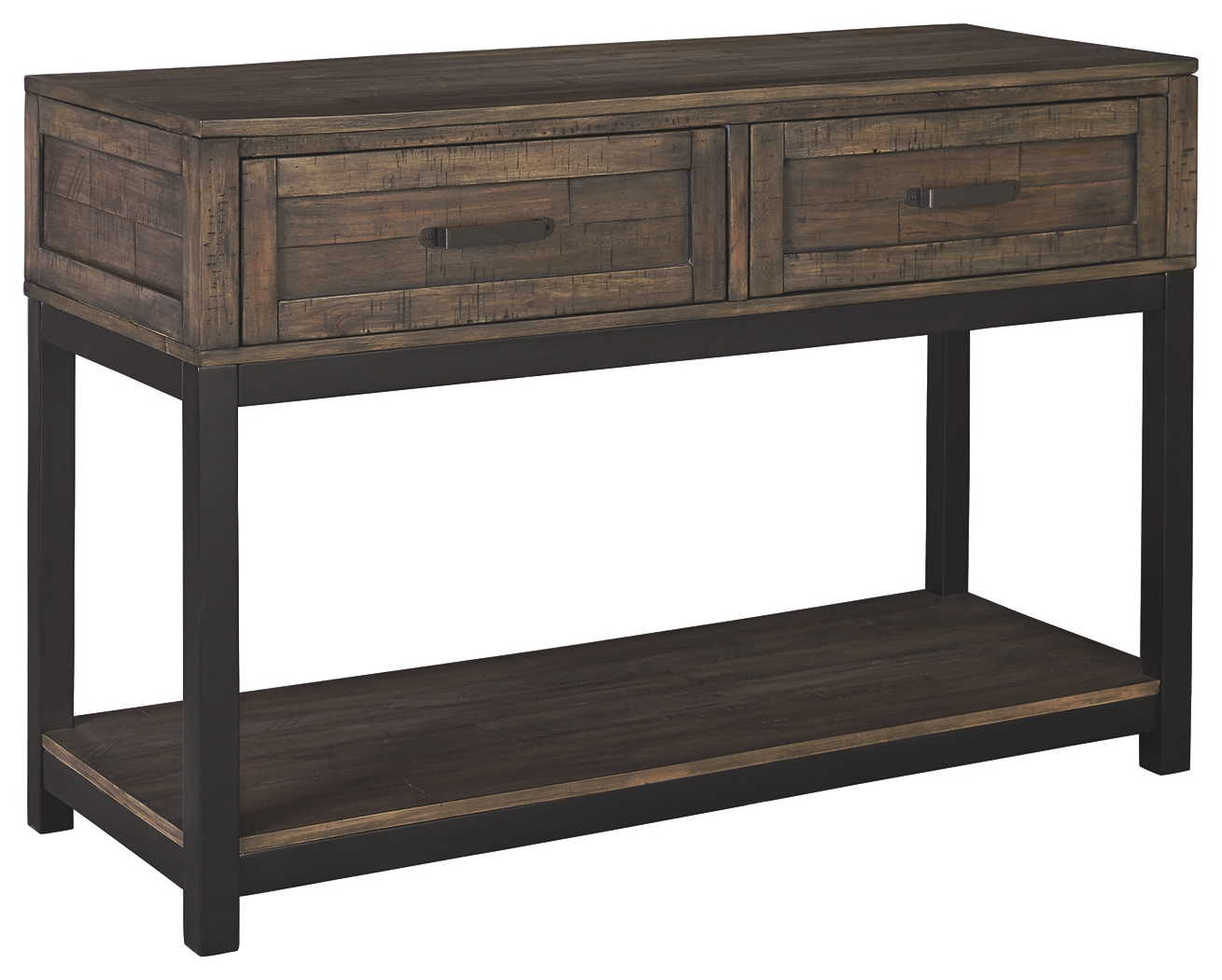 Johurst - Sofa Table - Grayish Brown