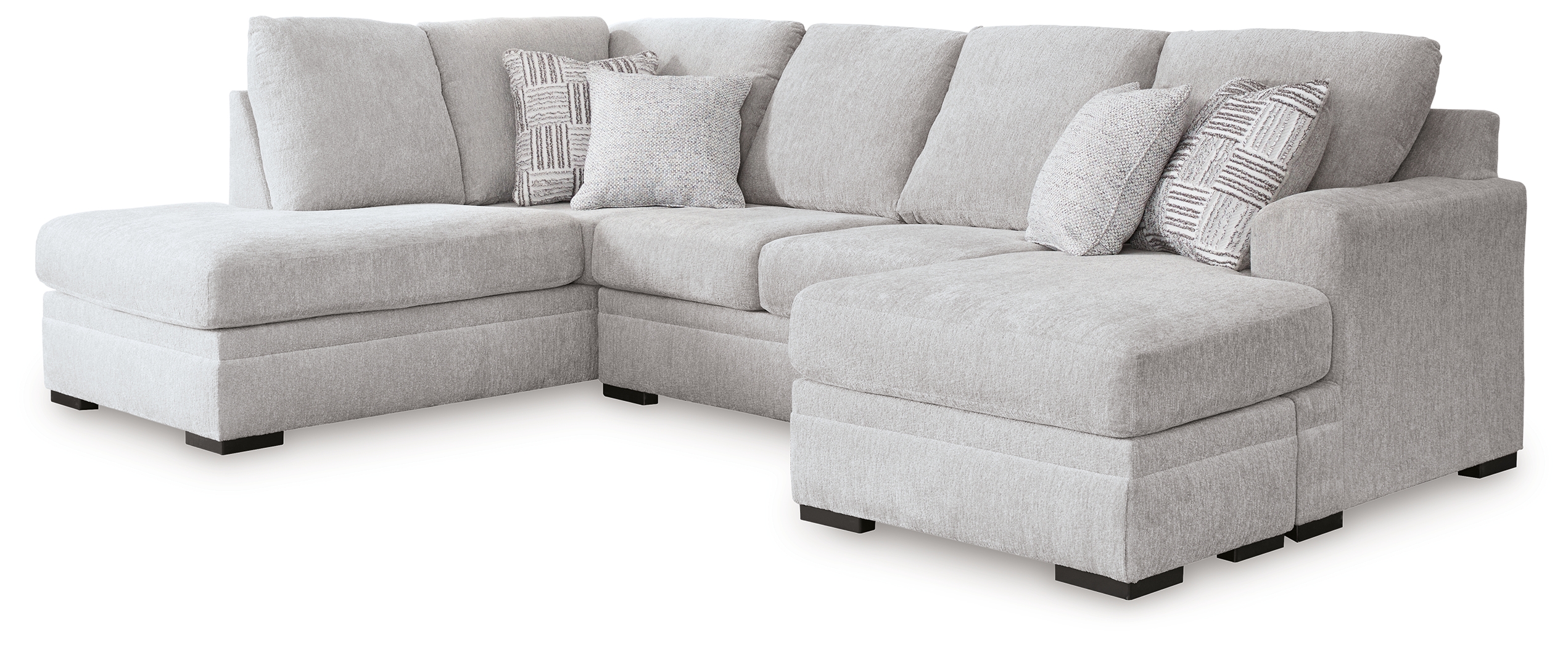 Gabyleigh - 2-Piece Sectional With Raf Chaise - Nickel
