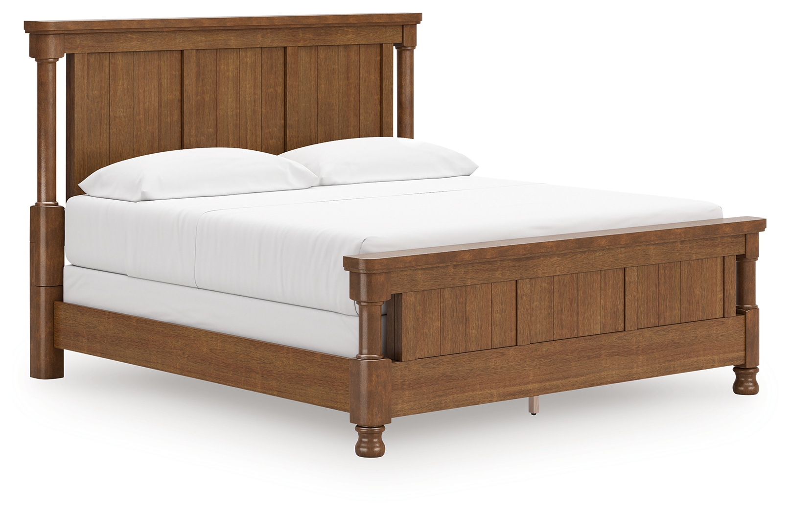 Rowlenstown - California King Poster Bed - Brown