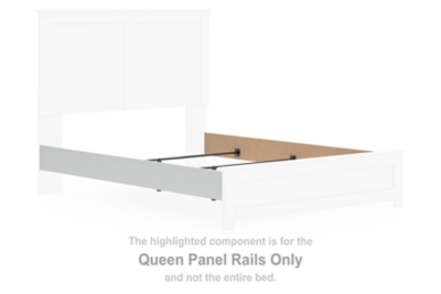 Bostwick Shoals - Queen Panel Rails - White