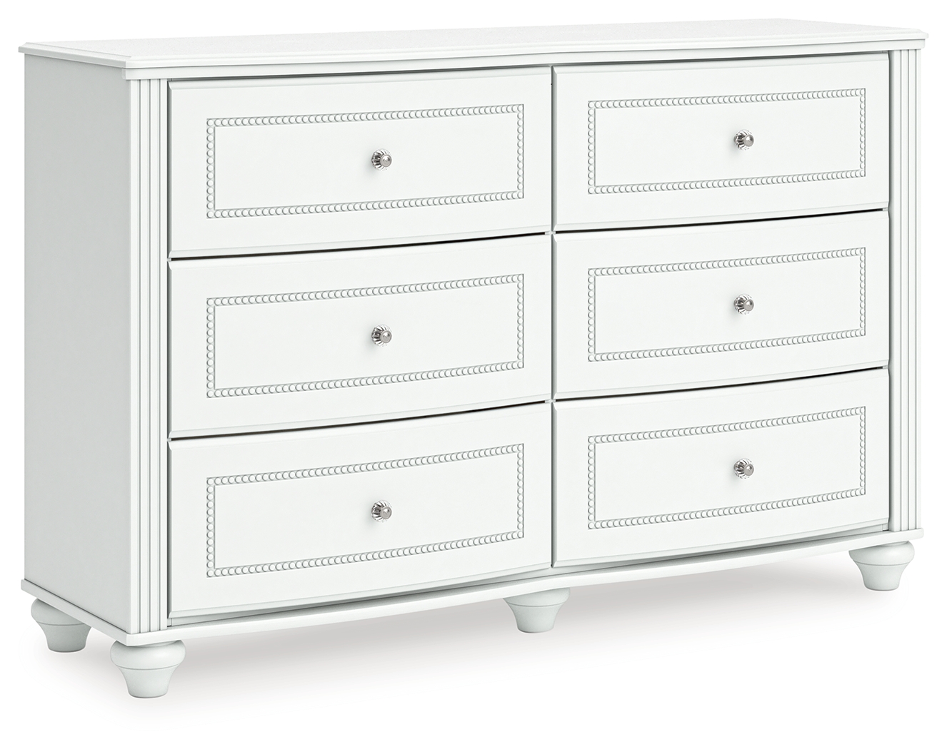 Kozlani - Six Drawer Dresser - White