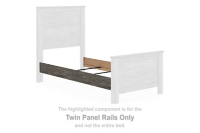 Frandern - Twin Panel Rails - Gray