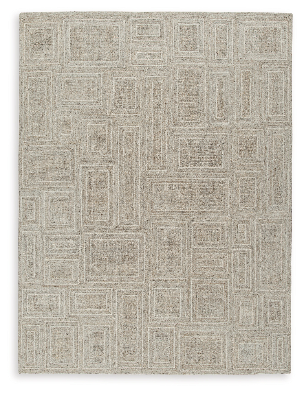 Brickburgh - 8' x 10' Rug - Gray / Ivory / Honey