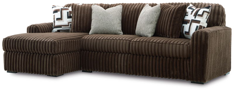 Midnight-Madness - 2-Piece Sectional Sofa With LAF Corner Chaise - Chocolate