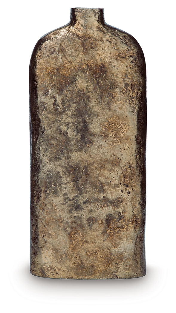 Wallmond - Vase - 13" - Antique Brass Finish