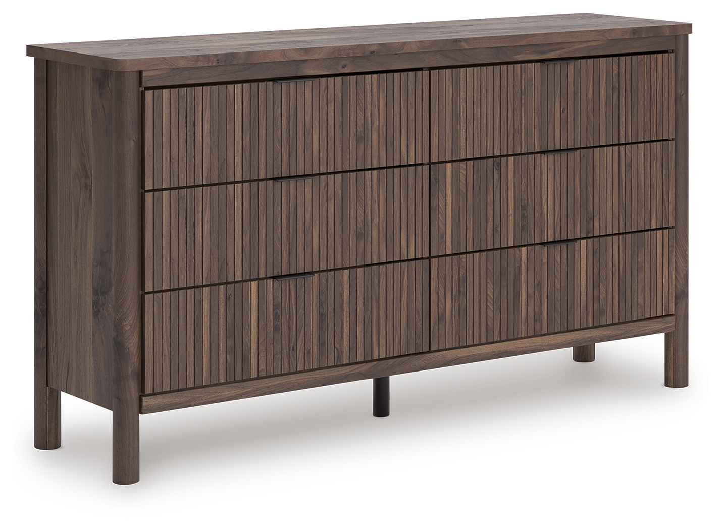 Pamytta - Six Drawer Dresser - Brown