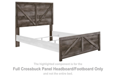Wynnlow - Full Crossbuck Panel HDBD/Ftbd - Gray