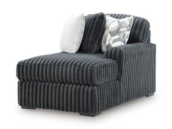 Midnight-Madness - RAF Corner Chaise - Gunmetal