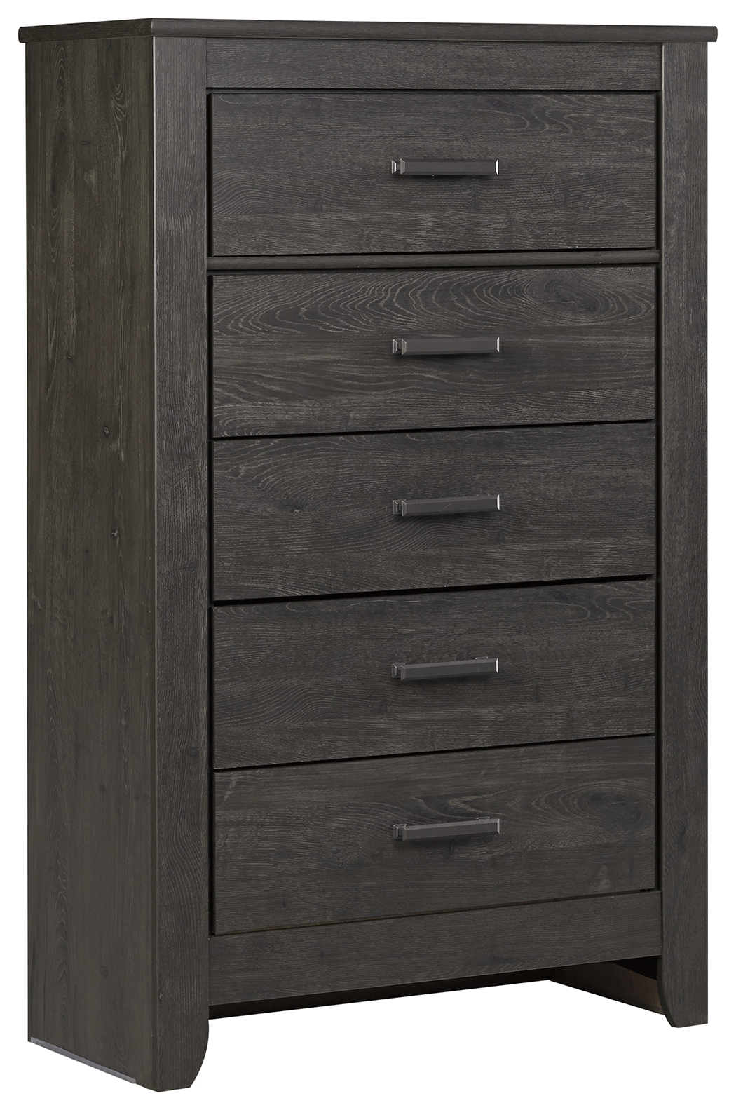 Brinxton - Five Drawer Chest - Charcoal