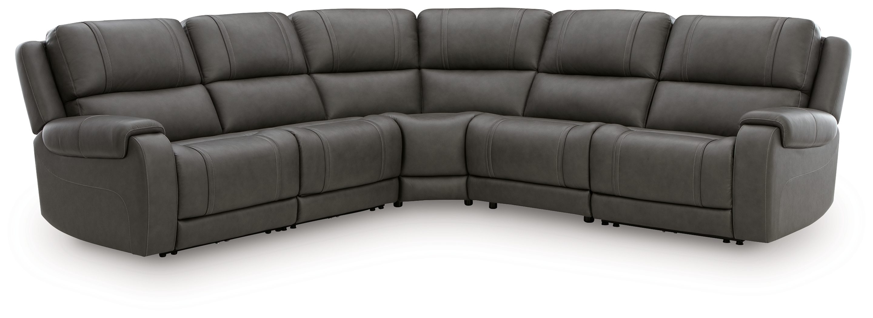 5Z - Pittson - 5-Piece Power Reclining Sectional - Anchor