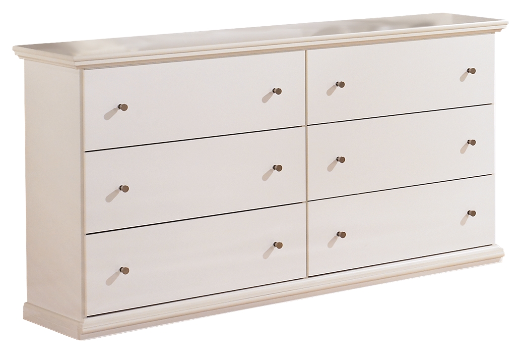 Bostwick Shoals - Six Drawer Dresser - White