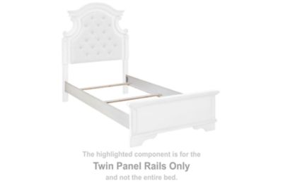 Realyn - Twin Panel Rails - Chipped White