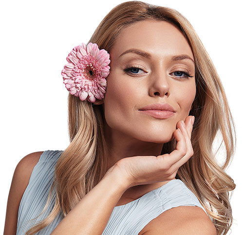 model with great skin