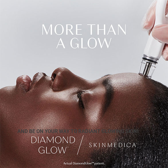 diamond glow by skinmedica patient being treated