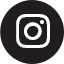Black circle with a white Instagram logo in the center.