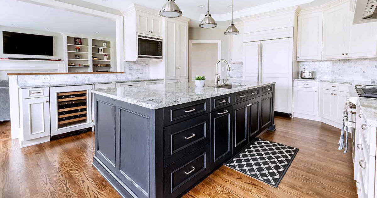 BEFORE & AFTER : Approachable Elegant Kitchen Transformation in Pittsford, NY